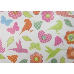 Seda Decorada 49x69cm C/25 folhas